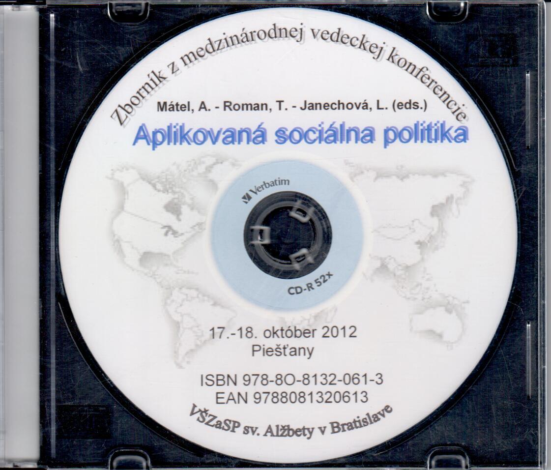 Aplikovaná sociálna politika CD