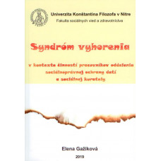 Syndróm vyhorenia v kontexte činností pracovníkov oddelenia sociálnoprávnej ochr