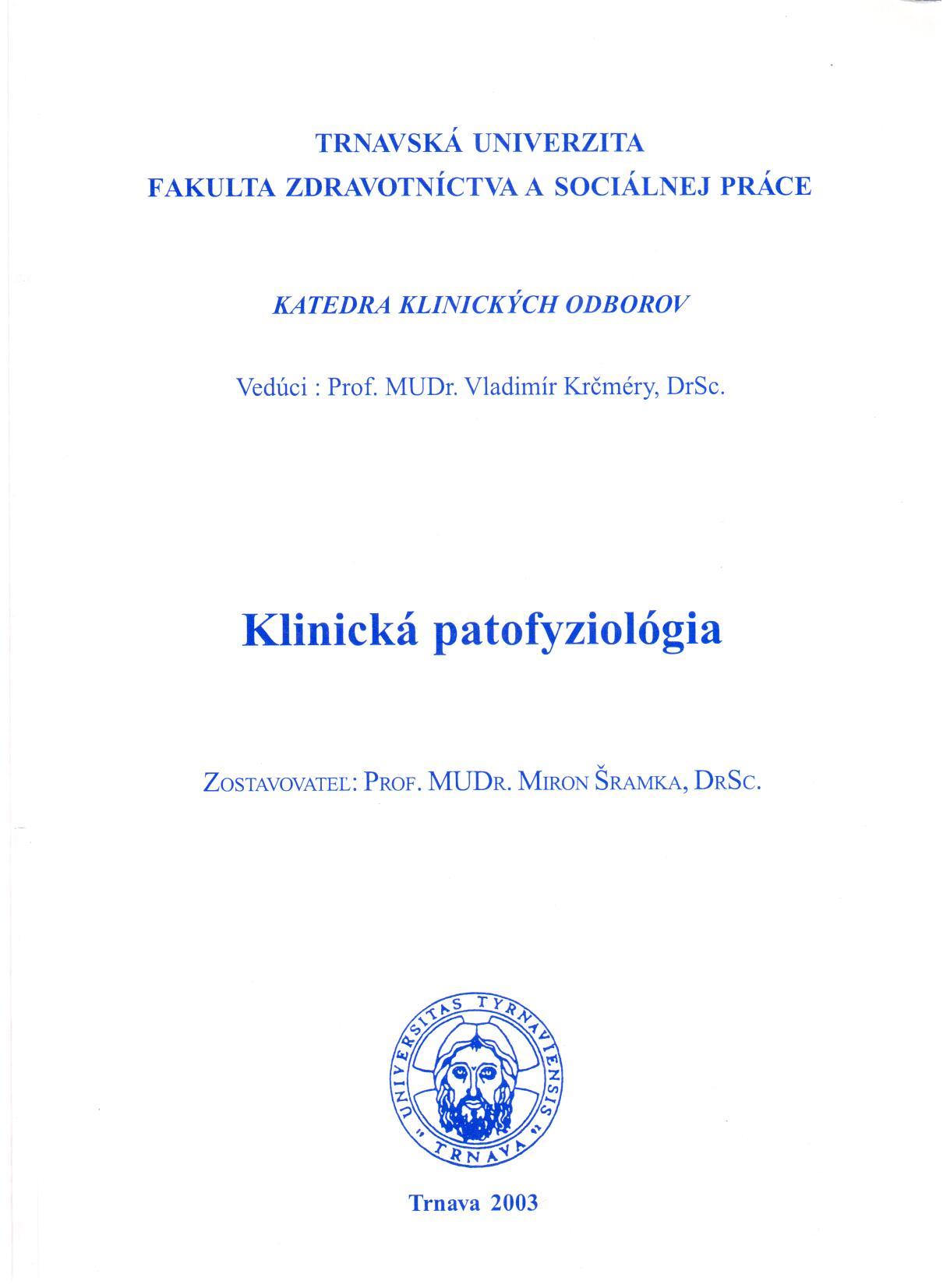 Klinická patofyziológia