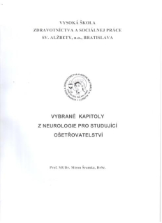 Vybrané kapitoly z neurologie pro studujíci ošetřovatelství