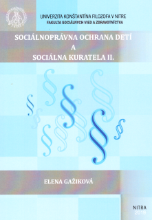 Sociálnoprávna ochrana detí a sociálna kuratela II.