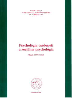 Psychológia osobnosti a sociálna psychológia